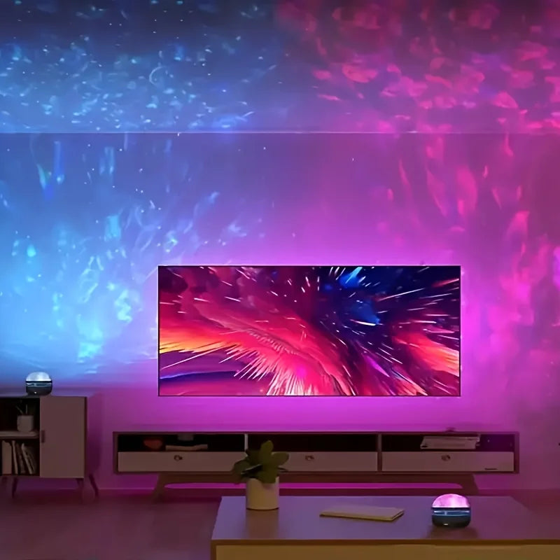 Nebula Aurora Projector - Galaxy Star Light with Remote & Timer