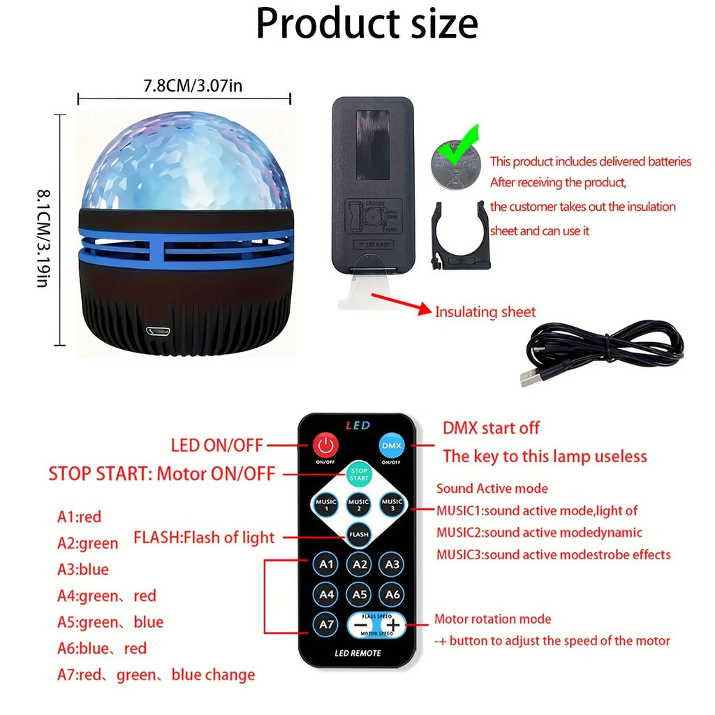 Nebula Aurora Projector - Galaxy Star Light with Remote & Timer