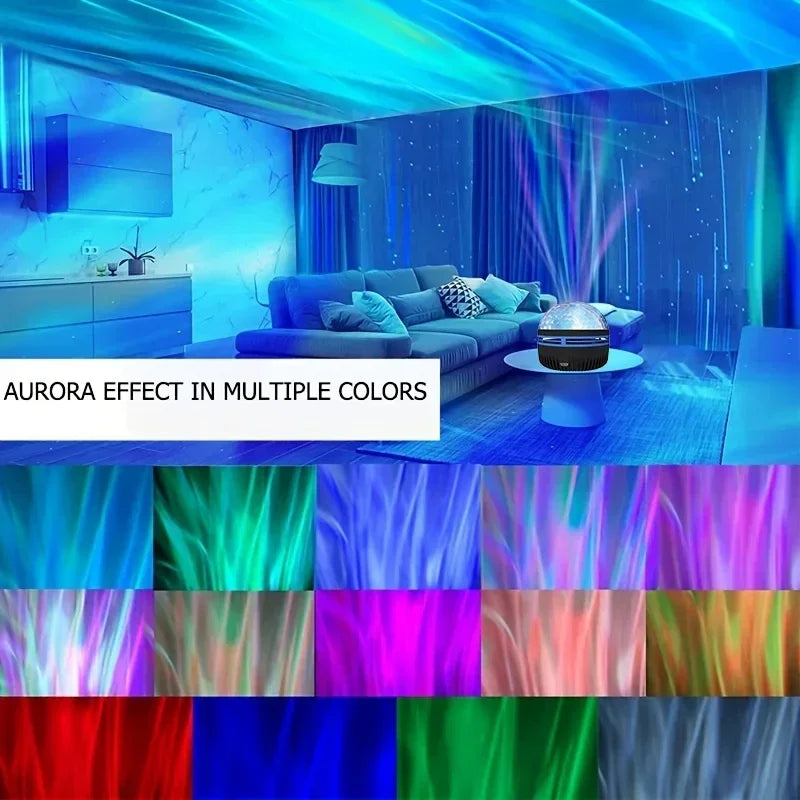 Nebula Aurora Projector - Galaxy Star Light with Remote & Timer