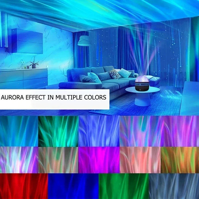 Nebula Aurora Projector - Galaxy Star Light with Remote & Timer