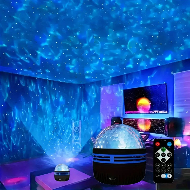 Nebula Aurora Projector - Galaxy Star Light with Remote & Timer